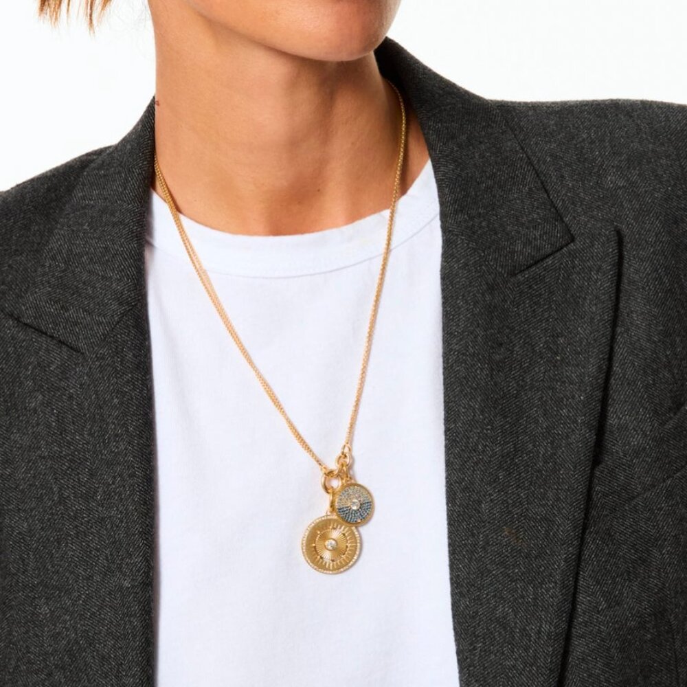 BEST Roxanne Assoulin The Medallion Charm Necklace - Picture 2 of 8